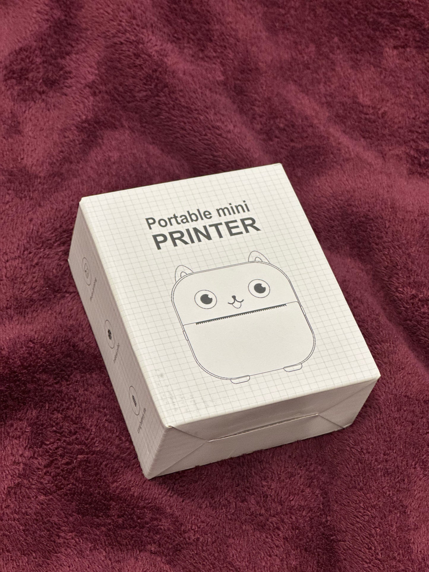 Pocket Mini Bluetooth Thermal Printer – Wireless Smart Photo Printer (Includes 1 Paper Roll)