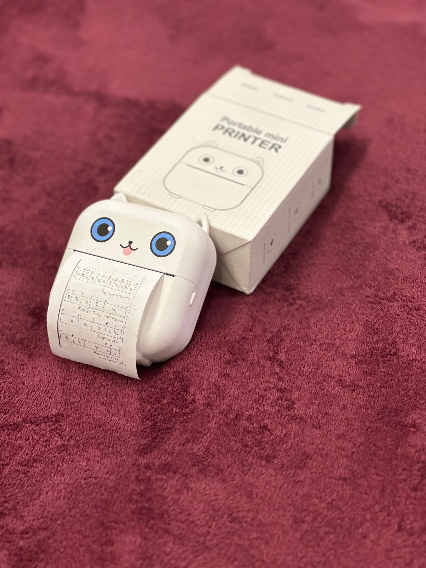 Pocket Mini Bluetooth Thermal Printer – Wireless Smart Photo Printer (Includes 1 Paper Roll)