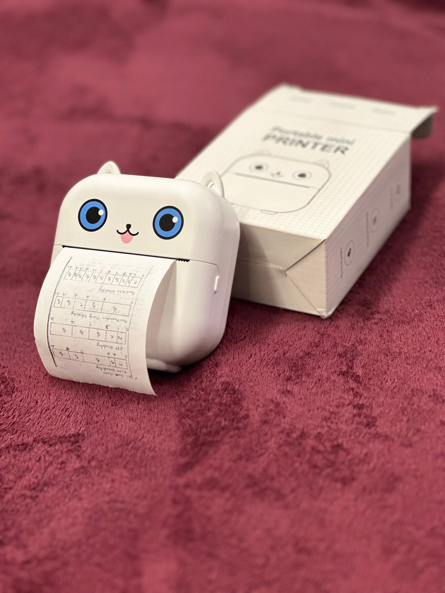 Pocket Mini Bluetooth Thermal Printer – Wireless Smart Photo Printer (Includes 1 Paper Roll)