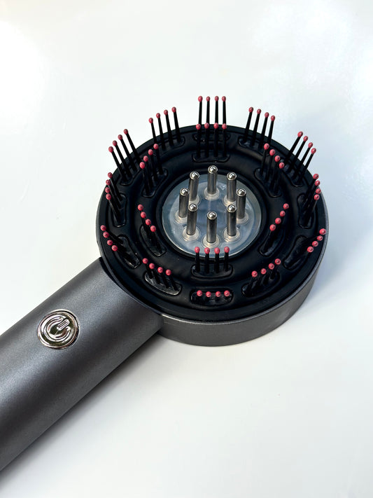 Electric Scalp Massager Comb – Waterproof Head Massage Tool for Hair Growth & Relaxation